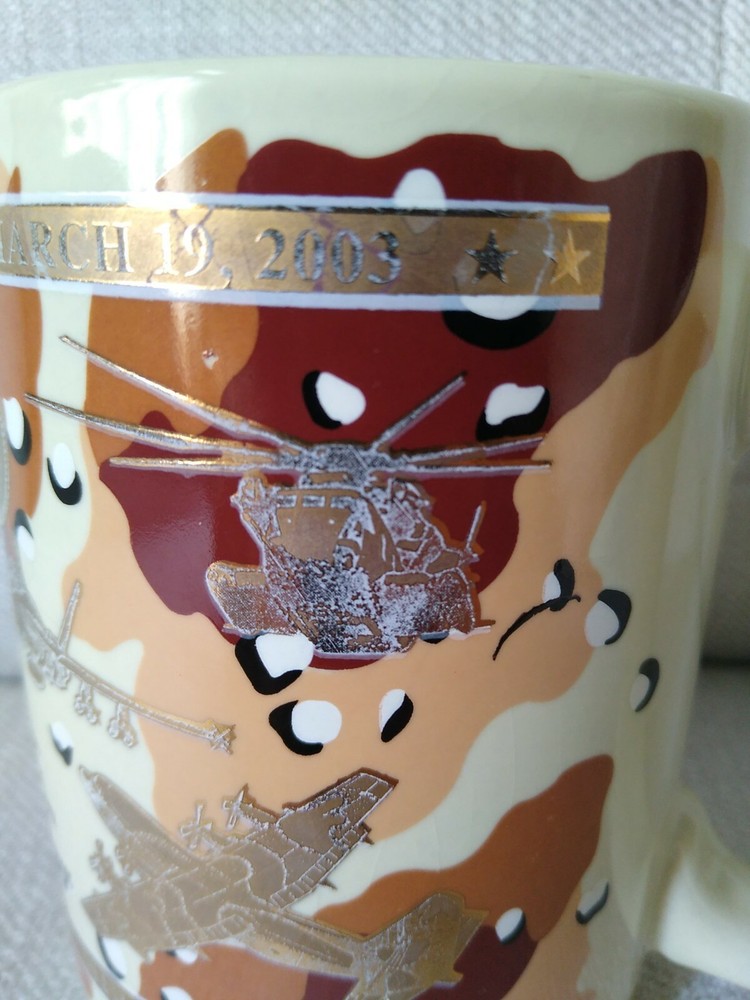 Operation Iraqi Freedom U.S. Marines Corps Mug 2003