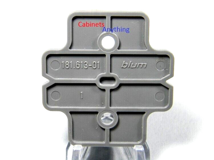 10 Pack - Blum 3mm Nylon Frameless Mounting Plate Spacers