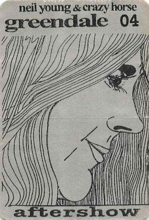 Neil Young & Crazy Horse Backstage Pass Grey After Show Cloth Variant