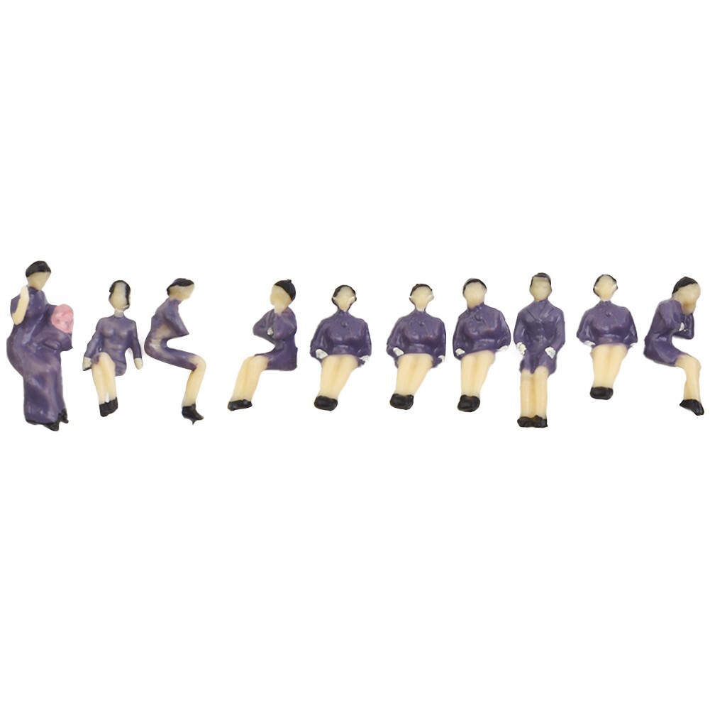 90Pcs HO Scale ALL Seated People Sitting Figures Passengers Different Poses New