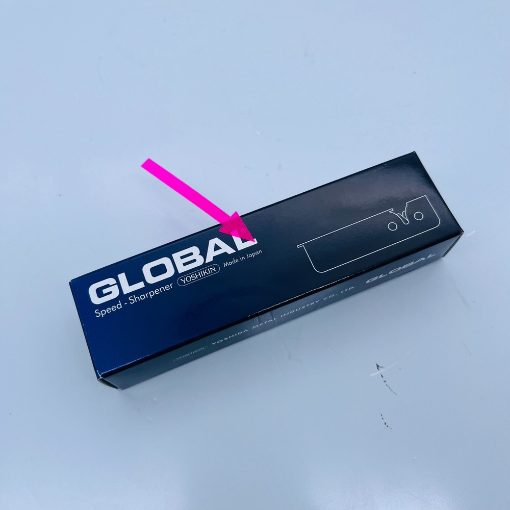 Global Gss-01 Speed Sharpener SilverKitchen Knife Genuine