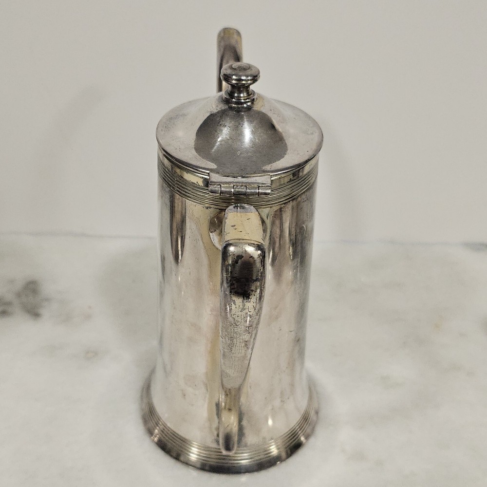 Poole Silver Co Sheffield Silverplated Coffee Tea Pot, Sugar Creamer 4 piece set