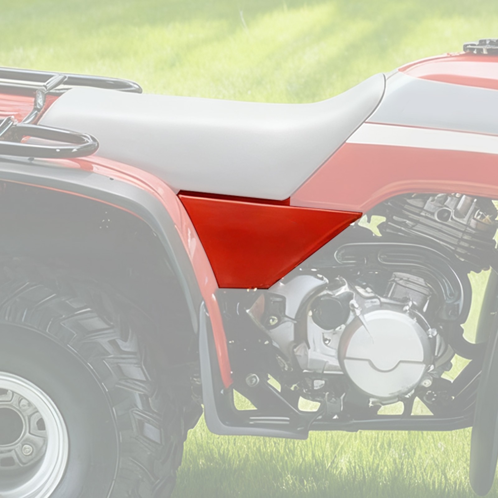 For Honda Fourtrax 300 TRX300/FW 1988-2000 1990 91 Side Cover Kick Starter Cover