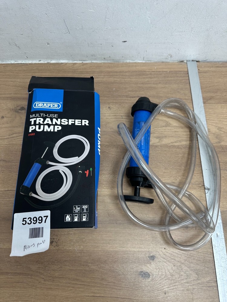 Draper Muti Use Transfer Pump- Missing parts