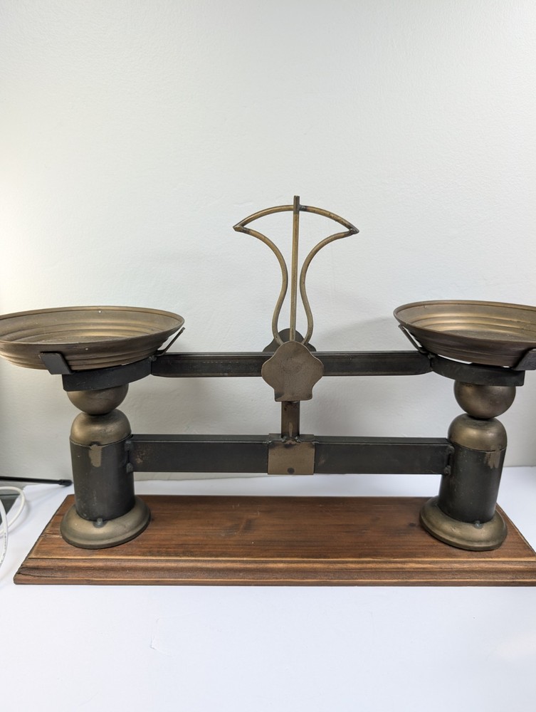 Antique Scale Wood Base