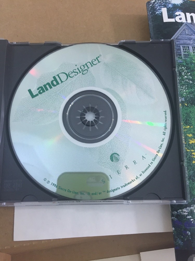Land Designer 3D Version 4.0 (CD-ROM, 1996, Computer Software)
