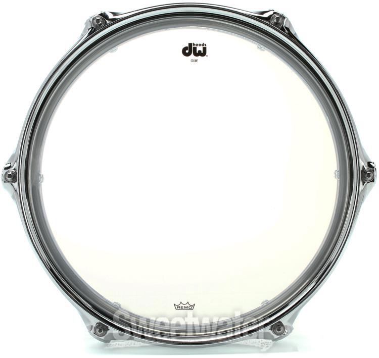 DW Design Series Chrome Piccolo Tom w/bracket - 10"