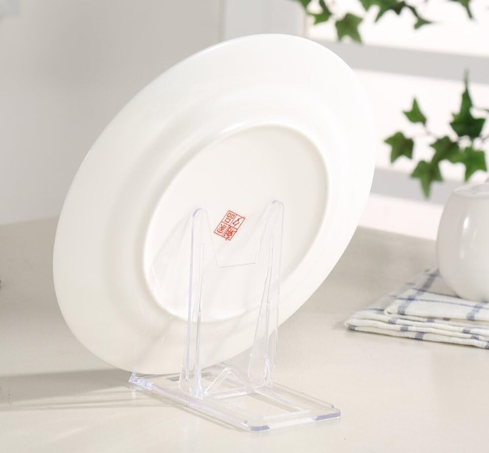 High-Quality Acrylic Display Stand Set - 6 Adjustable Stands for Various Items