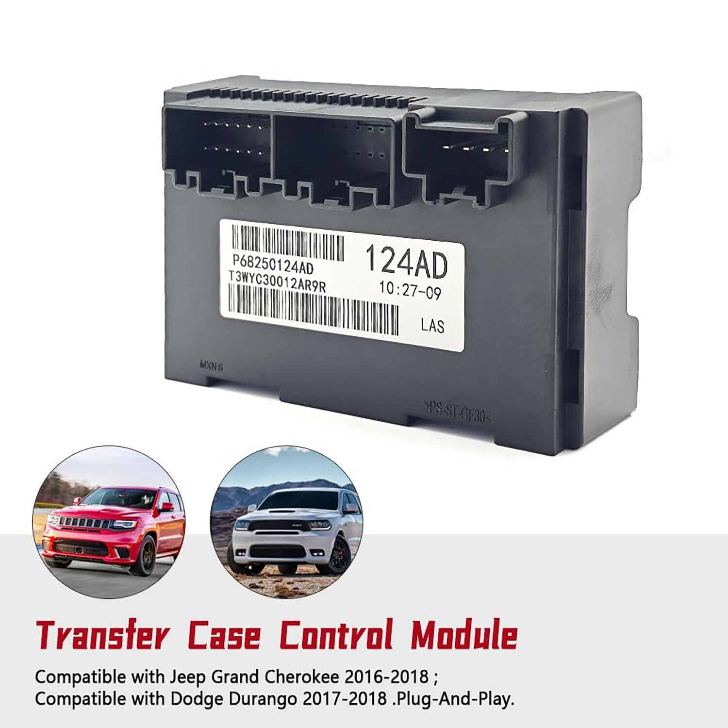 2016-2018 For JEEP GRAND TRANSFER CASE CONTROL MODULE OEM Quality P68250124AD