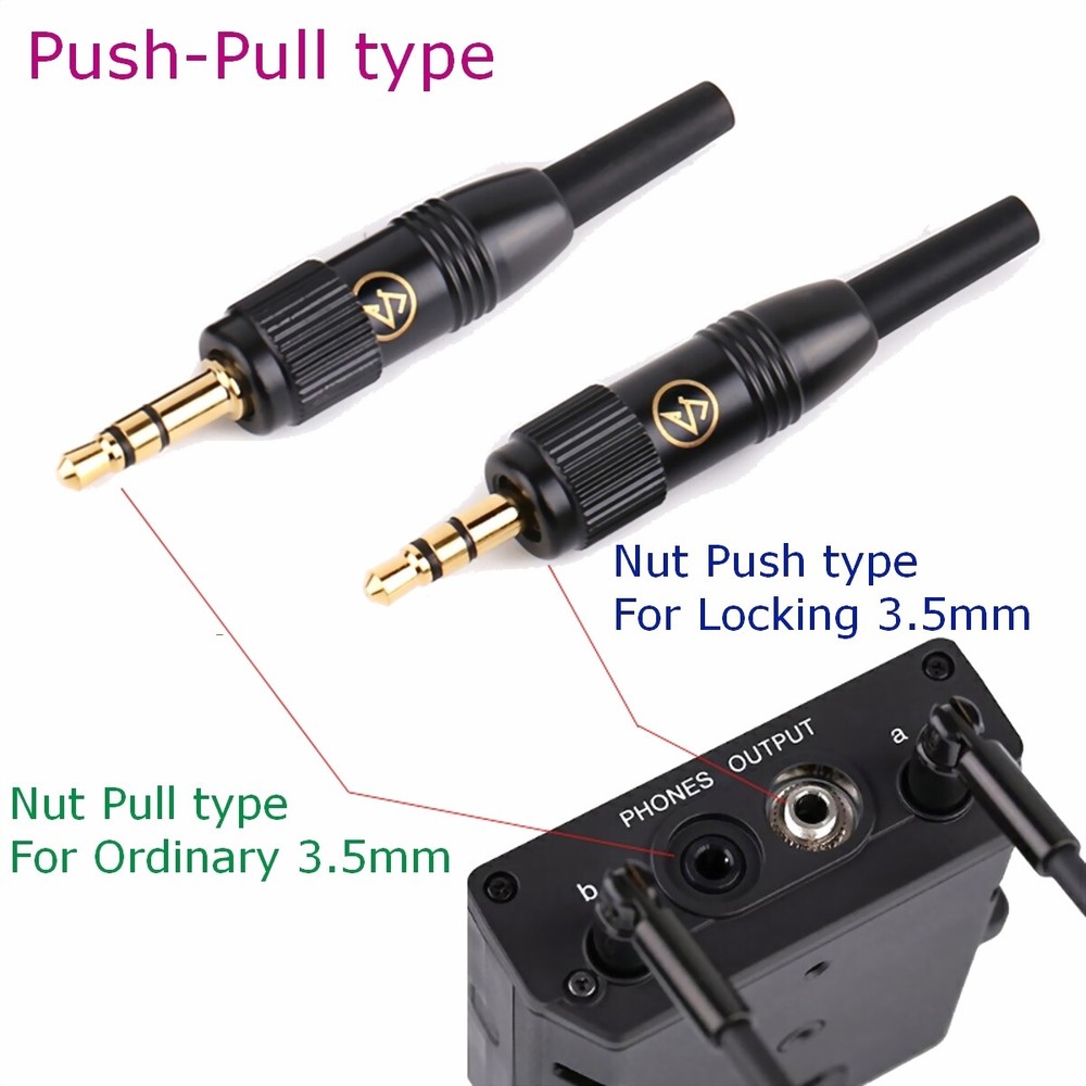 Mini XLR TA5F 5P Female to Push-Pull 3.5mm TRS Plug Cable Transmitter Body-Pack