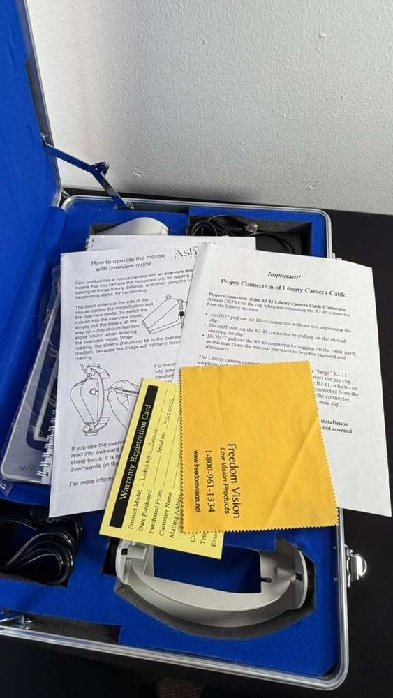MINT Ash Technologies Liberty Solo 4DC005 Video Magnifier Complete