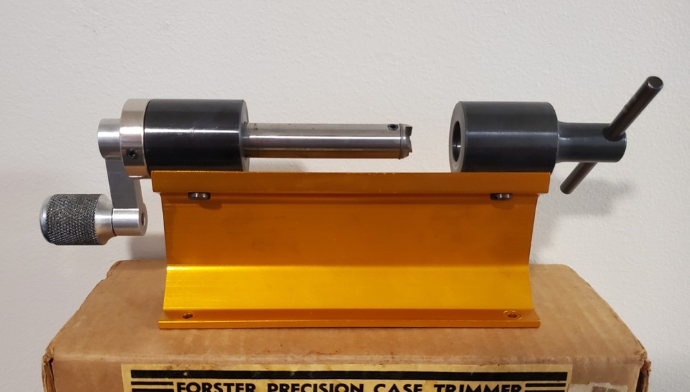Forster Lanark Case Trimmer w/ Instructions Hardware Tool Accessory Box
