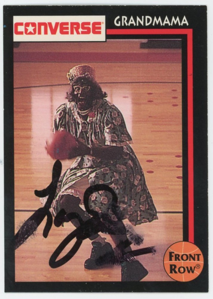 Larry Johnson Hornets Authentic Signed 1993 Converse #G3 Card BAS #BS86723