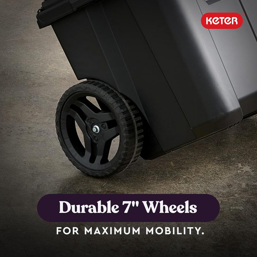 Stack N’ Roll 4-Piece Rolling Tool Storage System – Includes Large Rolling Tool