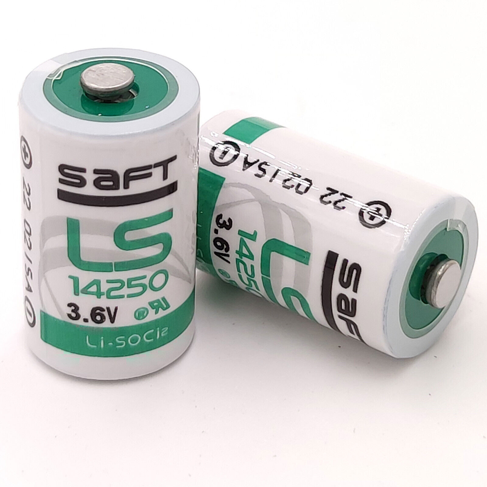 100-Pack batteries for SAFT LS14250 3.6V 1/2 AA Lithium Battery