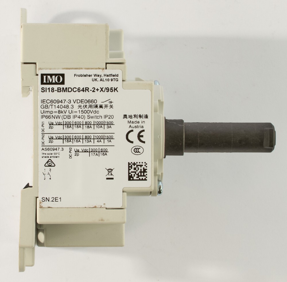 IMO Rotary Isolation Switch SI18-BMDC64R-2+X/95K