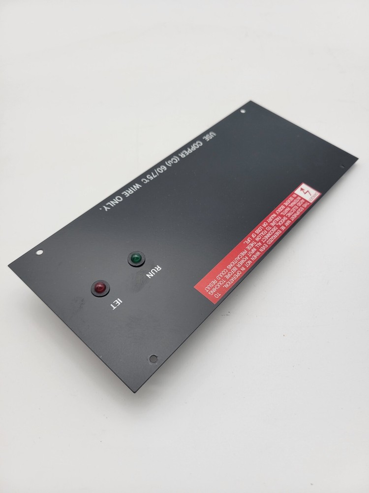Reliance 1LS2004 RUN IET Panel Plate Indicator Light Assembly Frequency Meter