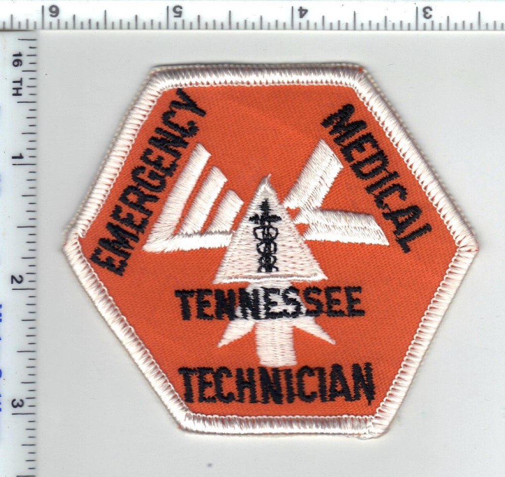 Tennessee Emergency Medical Technician Shoulder Patch 1980's issue