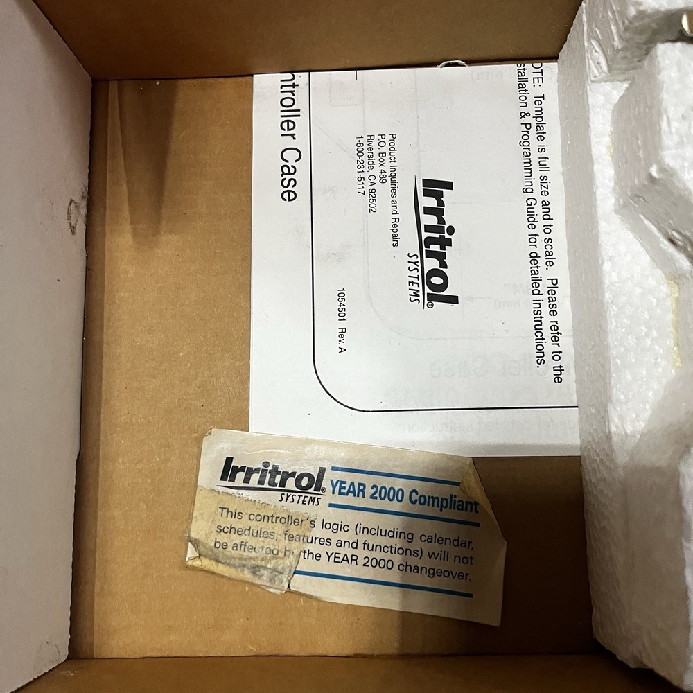 Irritrol RD-1200 Rain Dial Interior Case w/ Board - NO MODULE UNTESTED