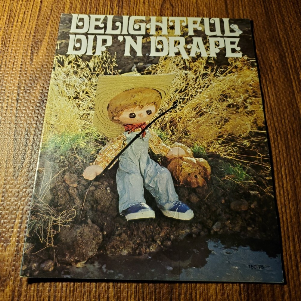 Zim's Delightful Dip 'N Drape Craft Booklet 150-75 Doll Figures
