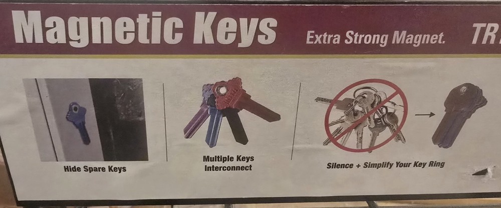 Kwikset Magnetic Key Blue