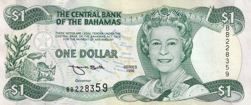 Bahamas 1 Dollar 1996 Pick# 57a
