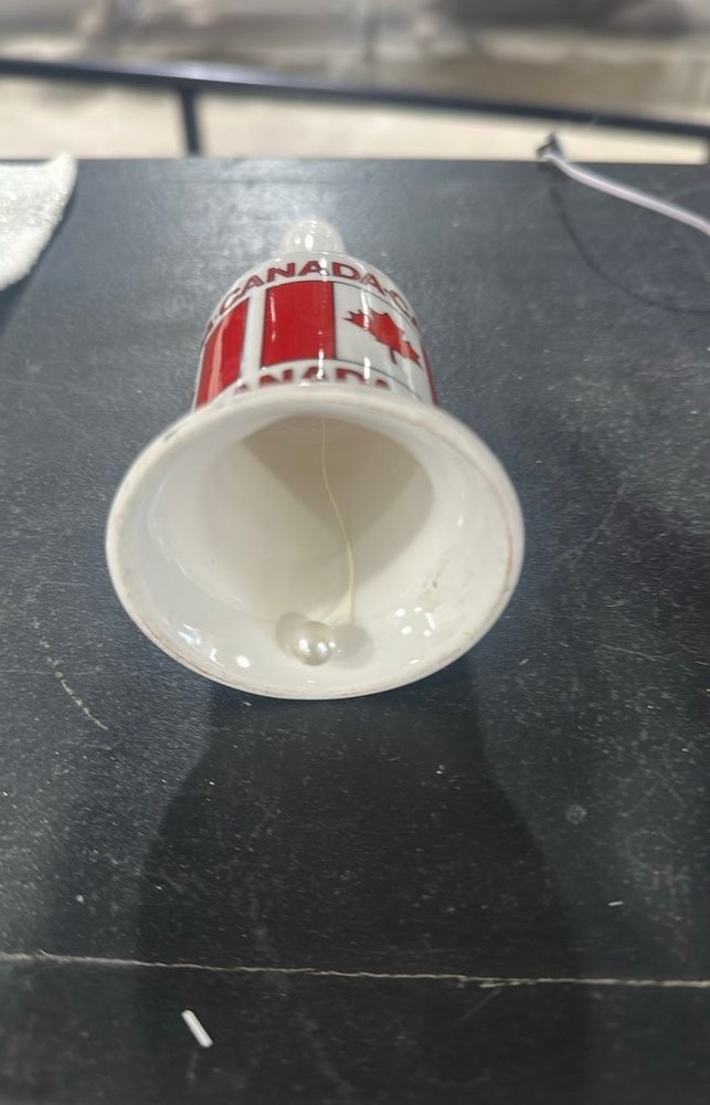 Vintage Canada Souvenir Ceramic Bell