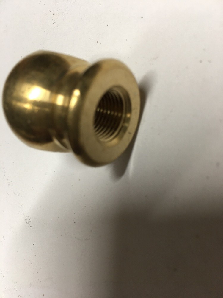 Solid Brass 1/8 X 1/8 X1/8 IPS 7/8 Diameter Tee Fitting Unfinished