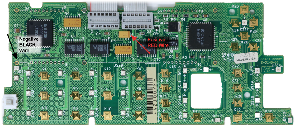 HP / Agilent 53131A / 53132A LED Display Conversion Kit, VFD Display Replacement