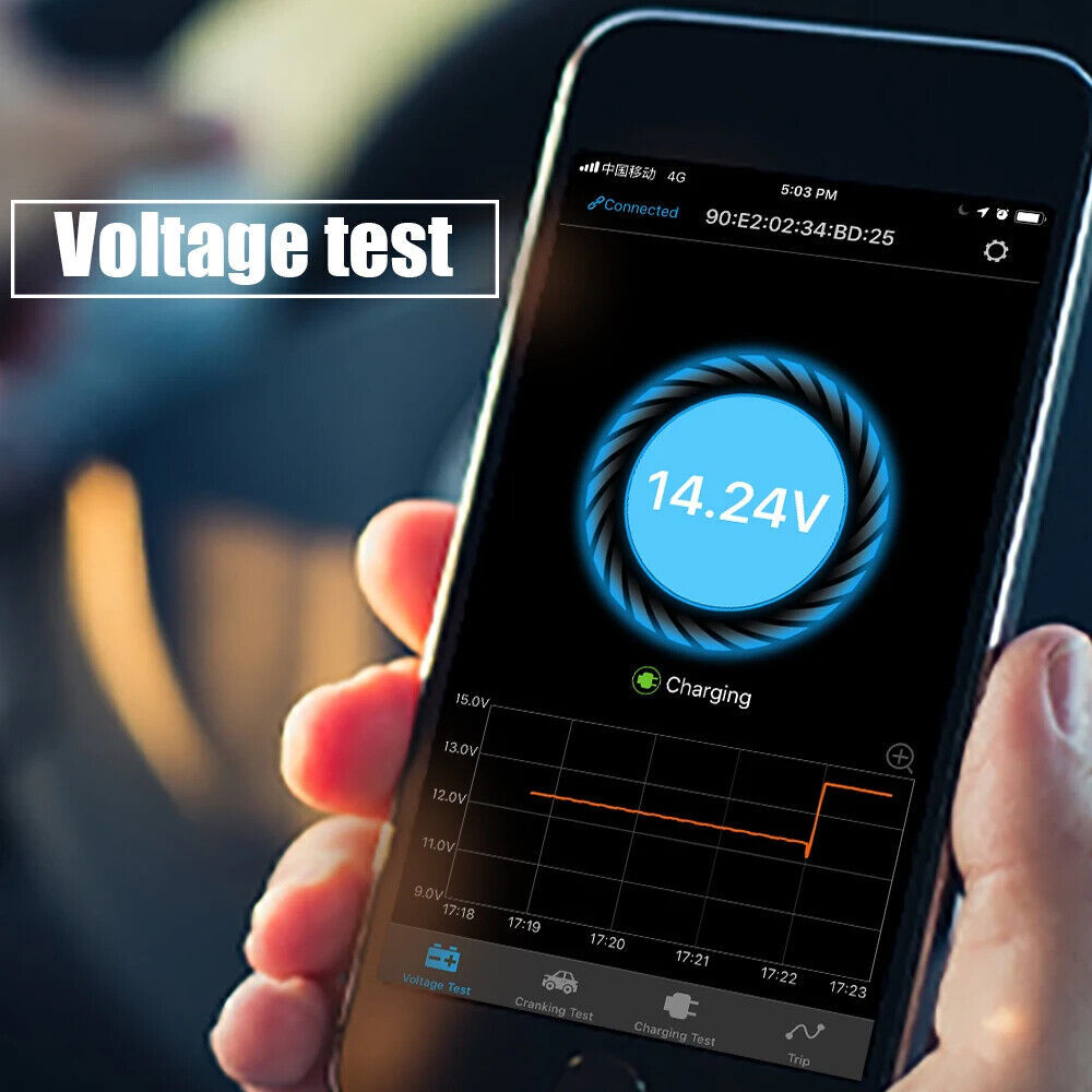 ANCEL BM300 Auto 12V Battery Tester Charging Cranking Analyzer For Android IOS