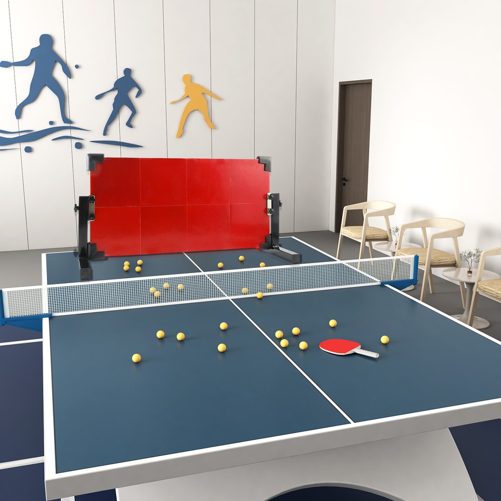 Rebound Board Ping Pong Self-study Exercise Table Tennis Return Trainer