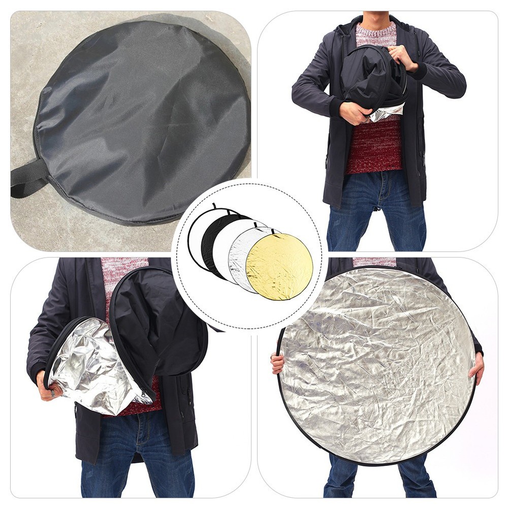 Reflector Light Modifier for Flash Photography Portable Reflective Panel