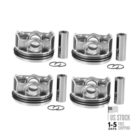 4PCS Piston Ring Set Φ21mm 06H107065AM for 2.0T Engine - Compatible with