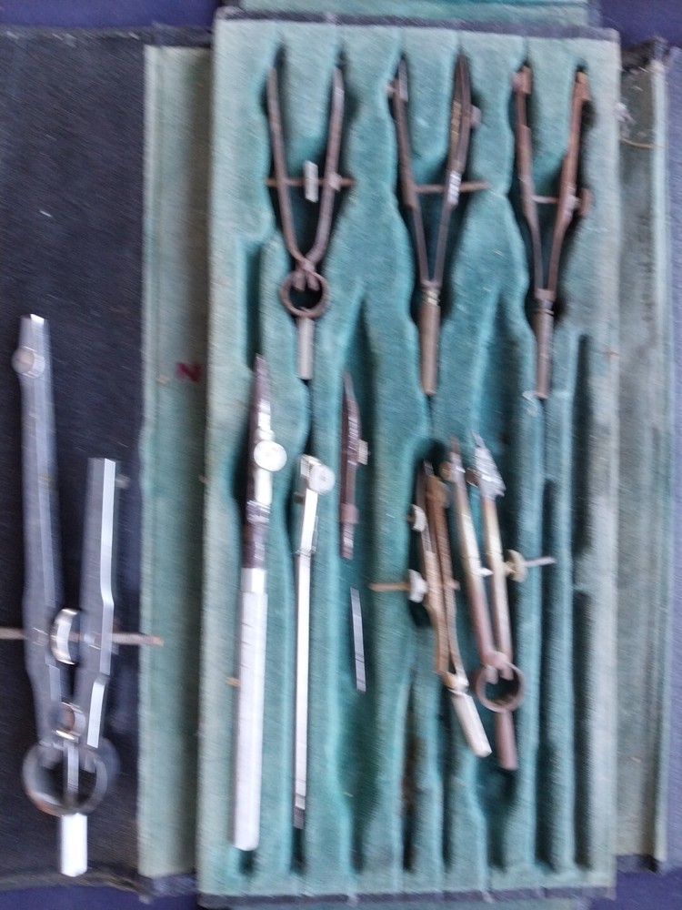 Vintage Tower Germany Drafting Engineering Set w/Case #607.51051