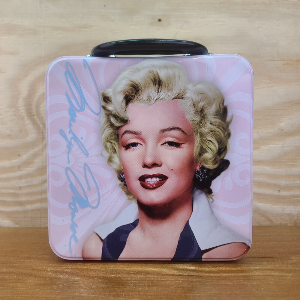 2006 Marilyn Monroe Lunchbox Tin Tote Metal