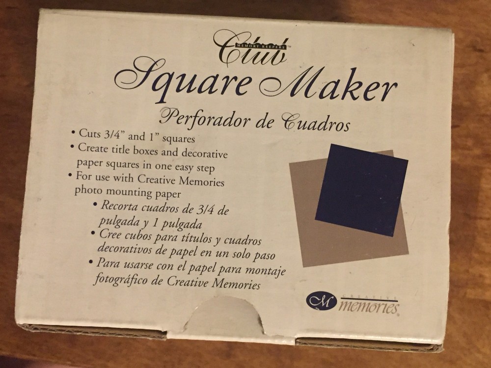 Creative Memories Tools Square Makers Circle Makers Oval Patterns Scrapbooking