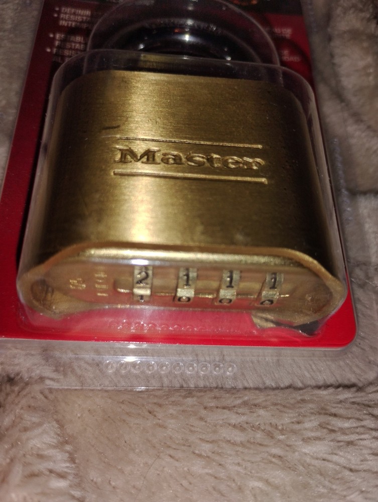 Master Lock Resettable Combination Padlock Model 175D * Brand New!