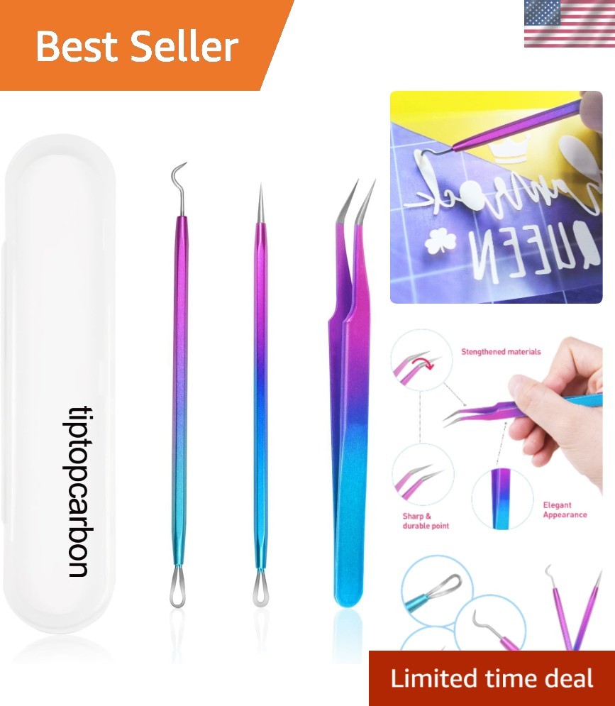 Craft Weeding Tools Set: 3 Durable Stainless Steel Tools for Creative Projects