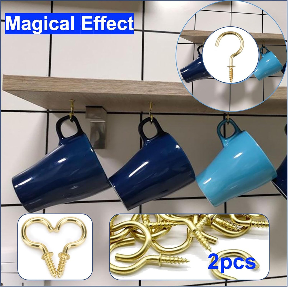 Attic Pull Down Hook Kit with 60" Steel Pole and Antique Brass Handle