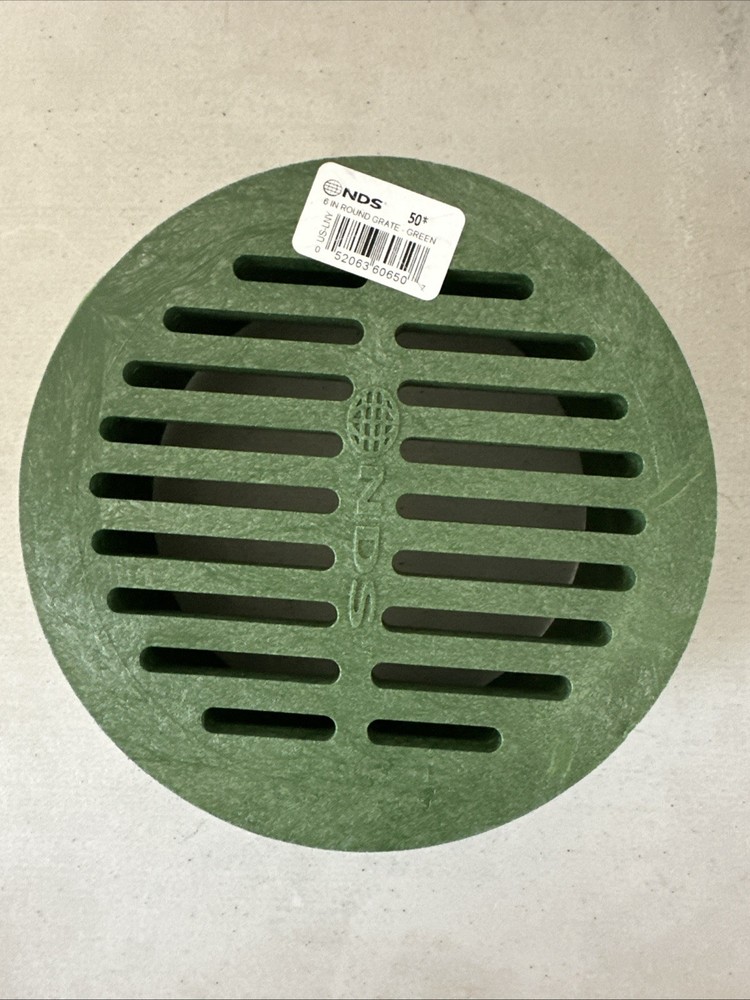 NDS 6" Green Round Grate