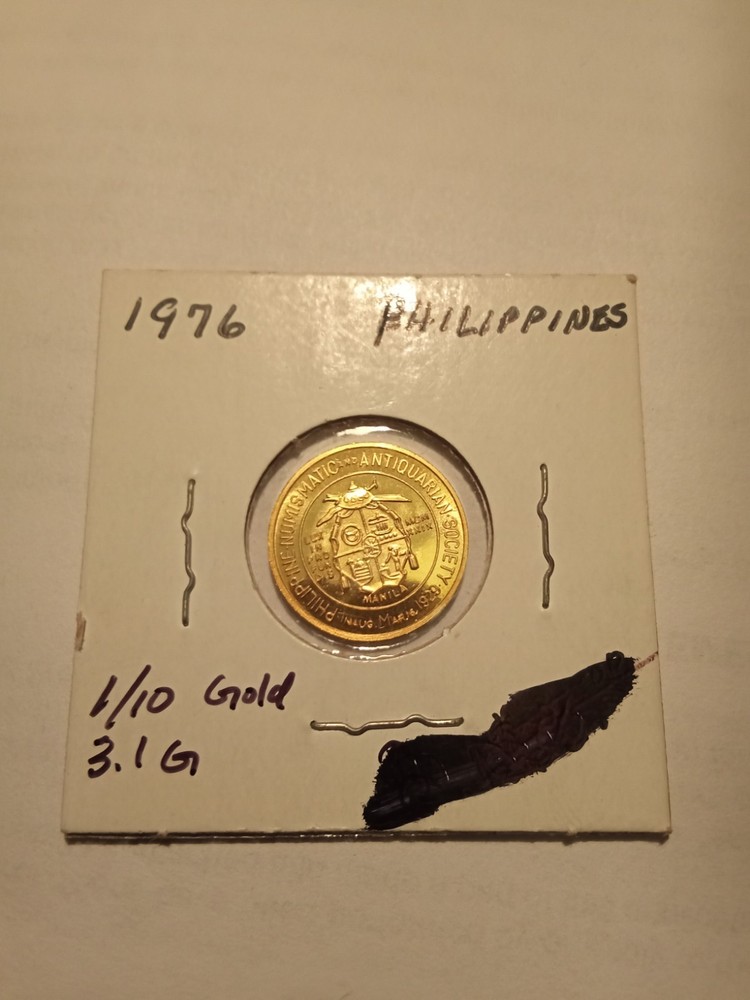 Philippines 1976 PNAS Token IMF Gold BU