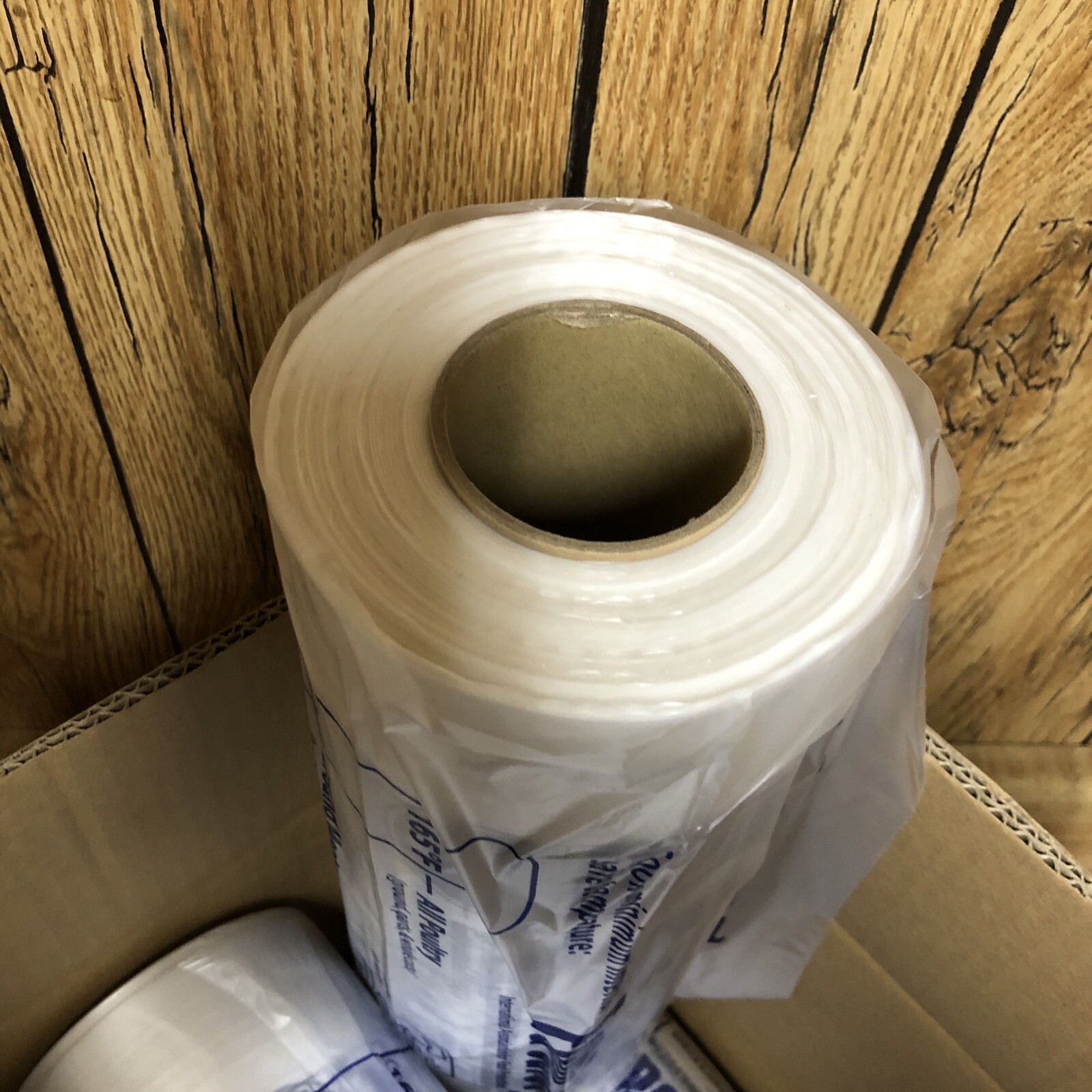 Box Of 4 Rolls Food Safety Plastic Meat Bags 14 x 19” 7952-7277 (2380 Bags) New