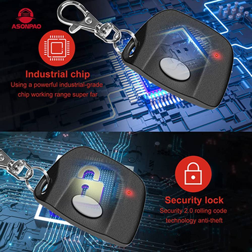 Multi-Code 3089 308911 Gate Garage Door Opener Remote Control 10 DIP Code 300MHz