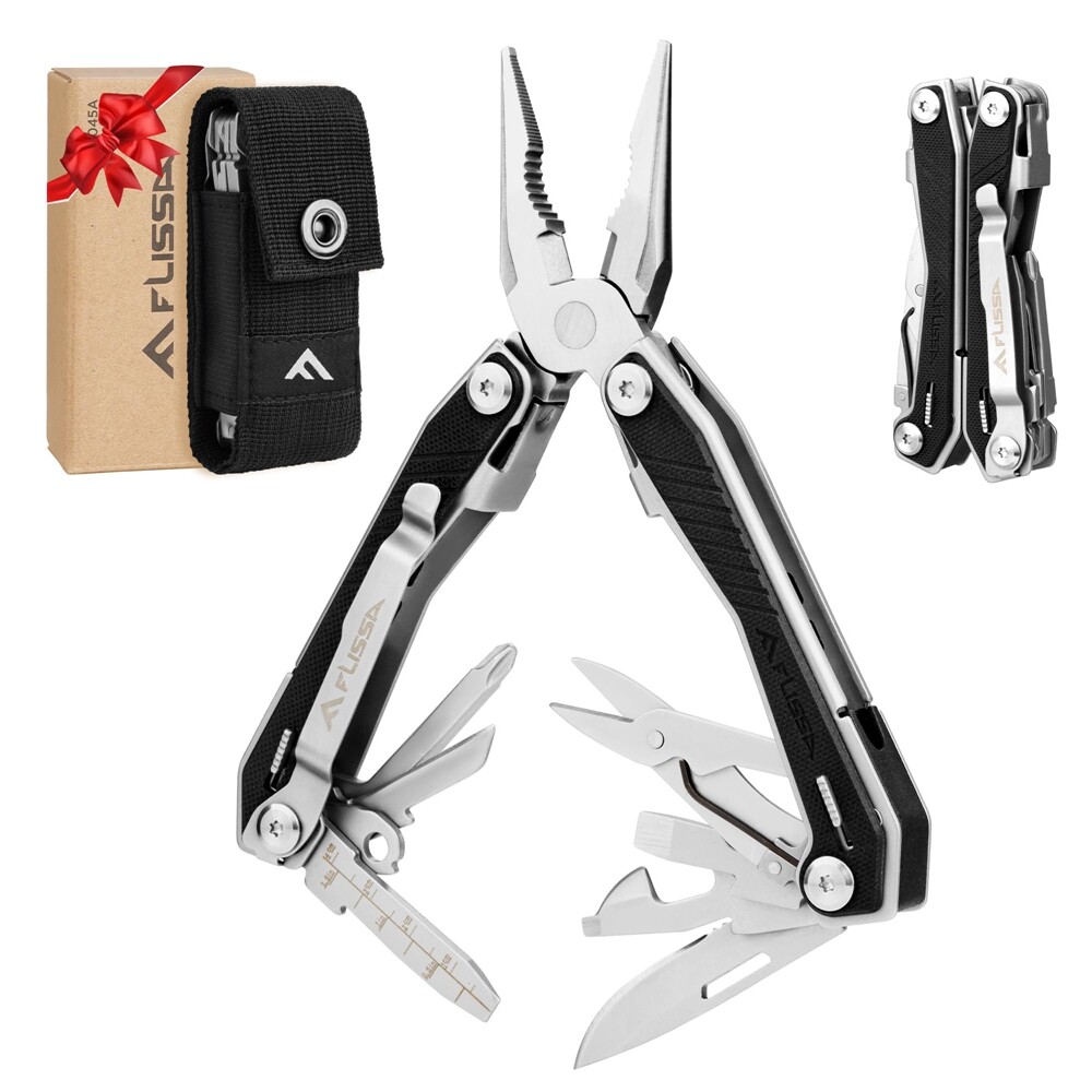Self-locking Utility Multitools 16-in-1 Multi Tool Stainless Pocket Knife Pliers