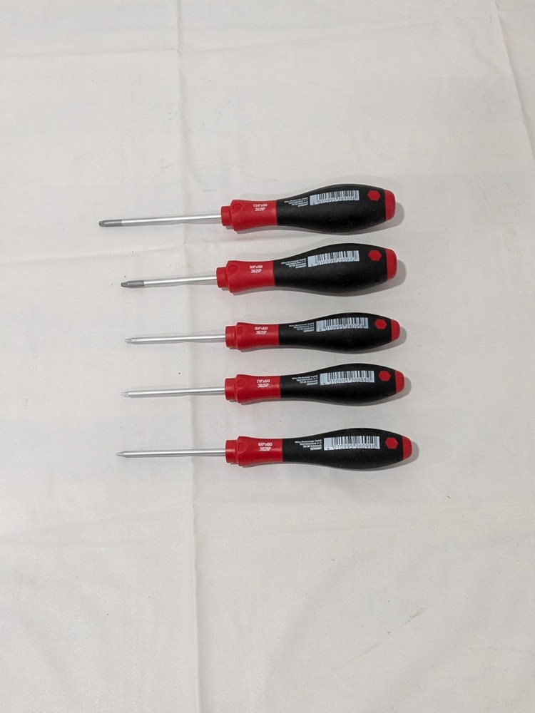 Wiha Screwdriver Set: 5 Pc, TorxPlus INCOMPLETE 36296