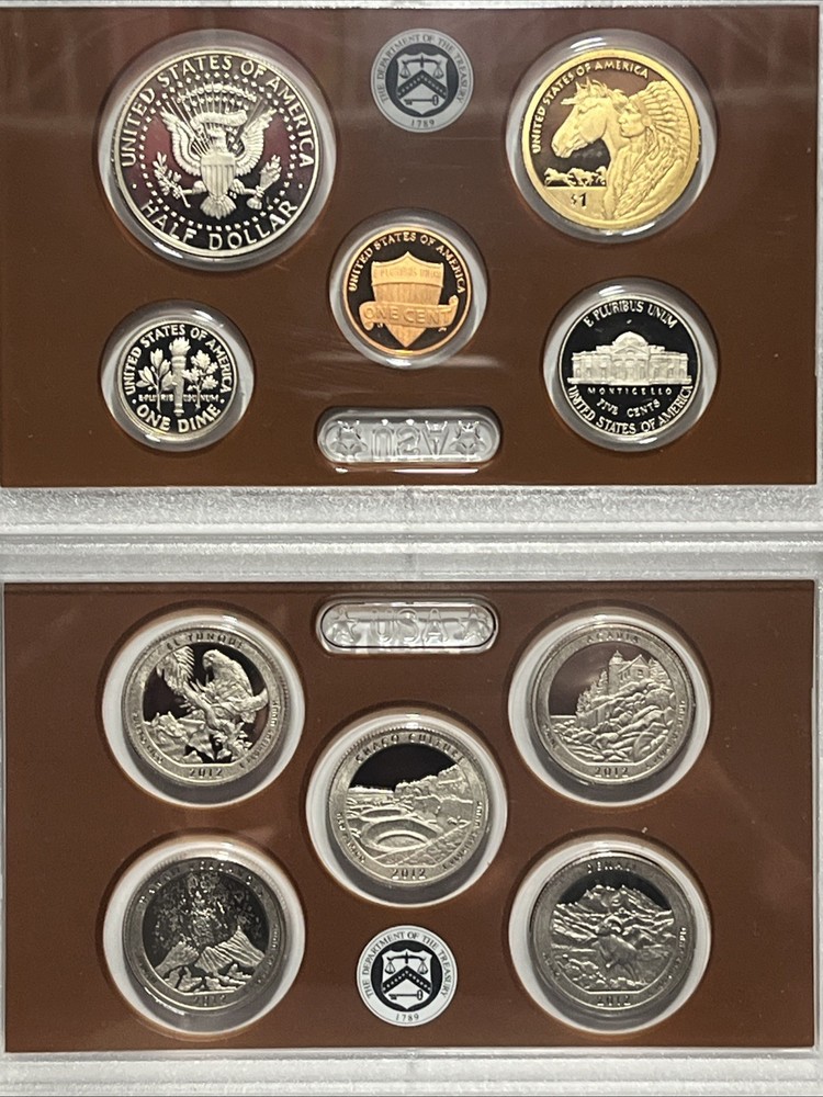 2012-S US Mint Clad 14-Coin Proof Set with OGP & COA