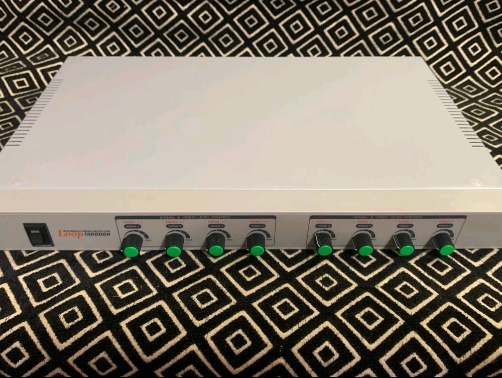 Eyemax 8CH Multi Video Selector Loop Through - 100% Working (Tested)