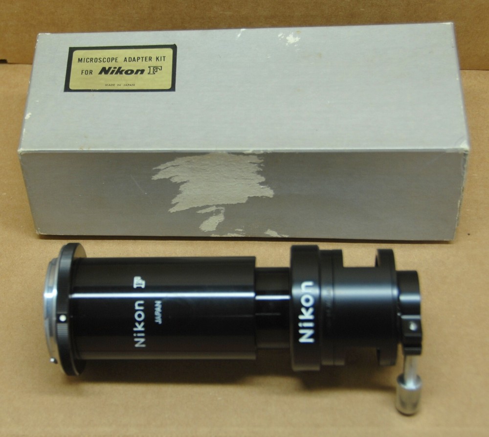 Nikon F Microscope Adapter Kit EXC In Box