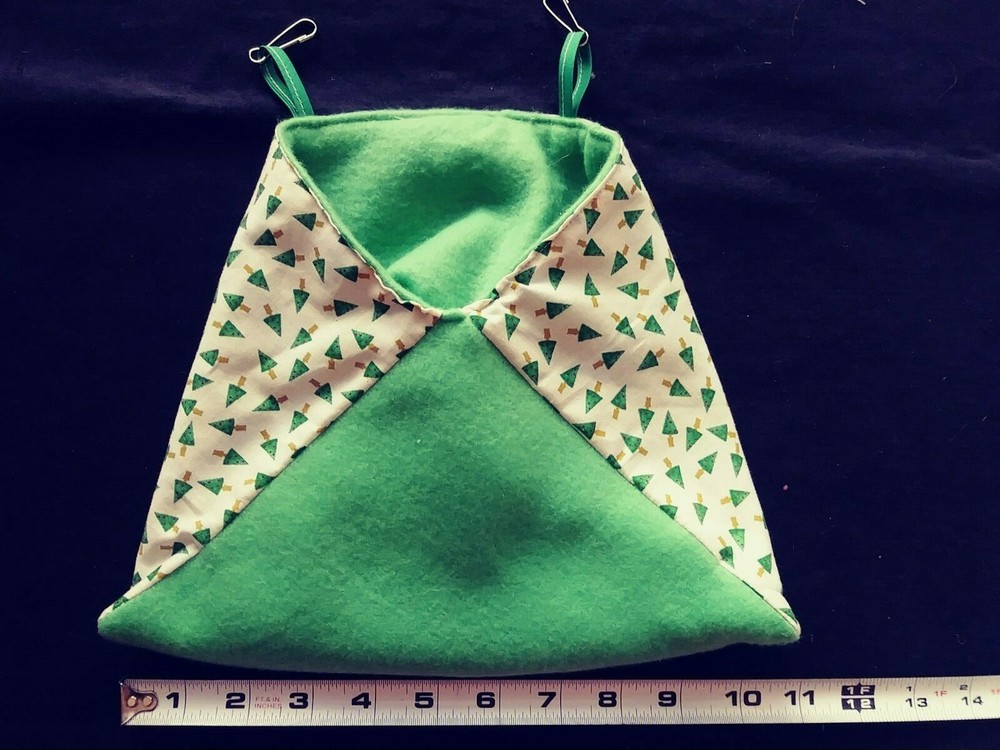 Ferret Corner Sack - Christmas Trees Pattern