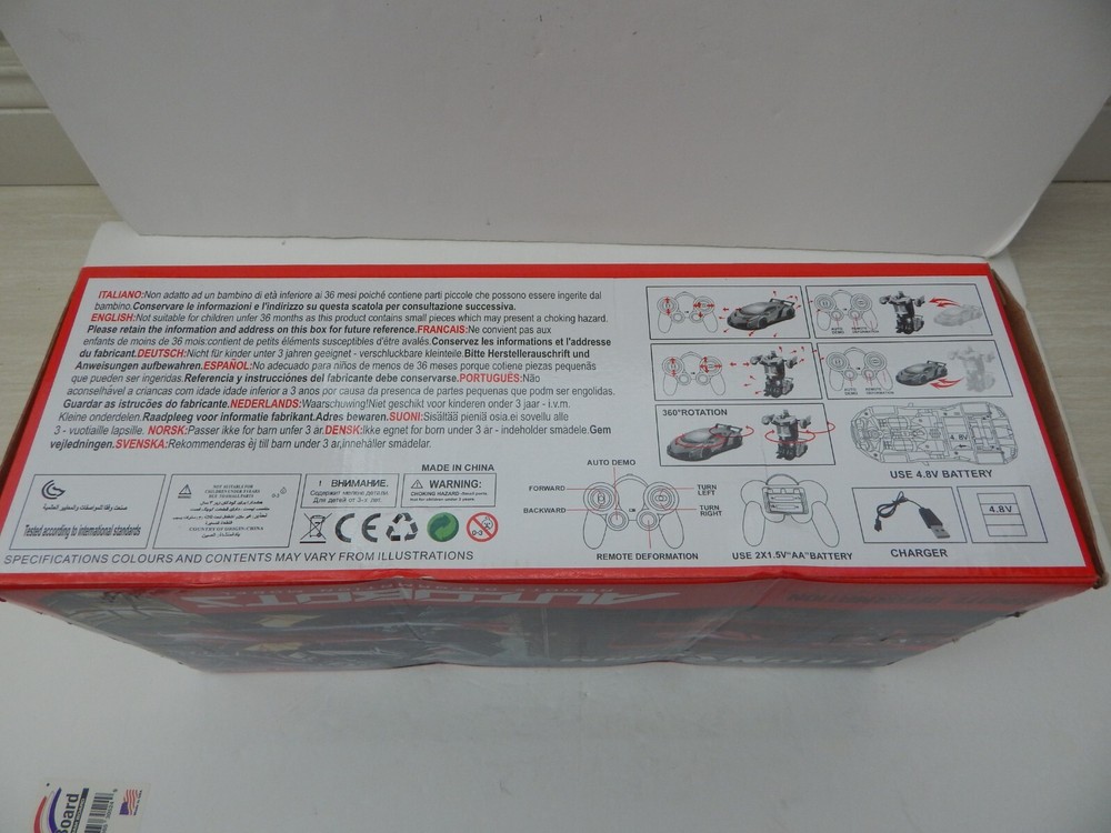 Autobots Remote RC Deformaion Model Red New